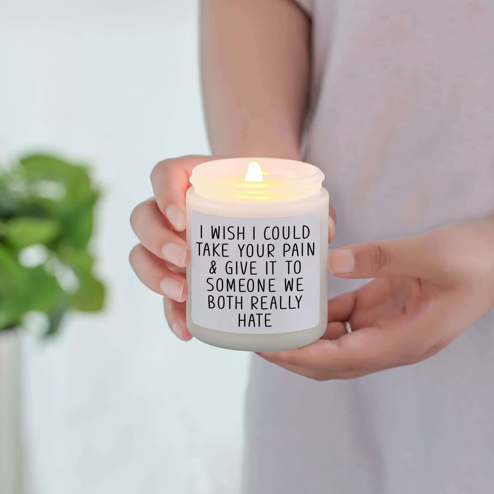 Healing Candles for Women & Men - Get Well Soon Gifts After Surgery, Sympathy, Grieving, Condolence, Divorce & Miscarriage - Inspirational Sorry for Your Loss & Cancer Support Gift - Perfect for Hospital Recovery, Home Comfort & Emotional Healing