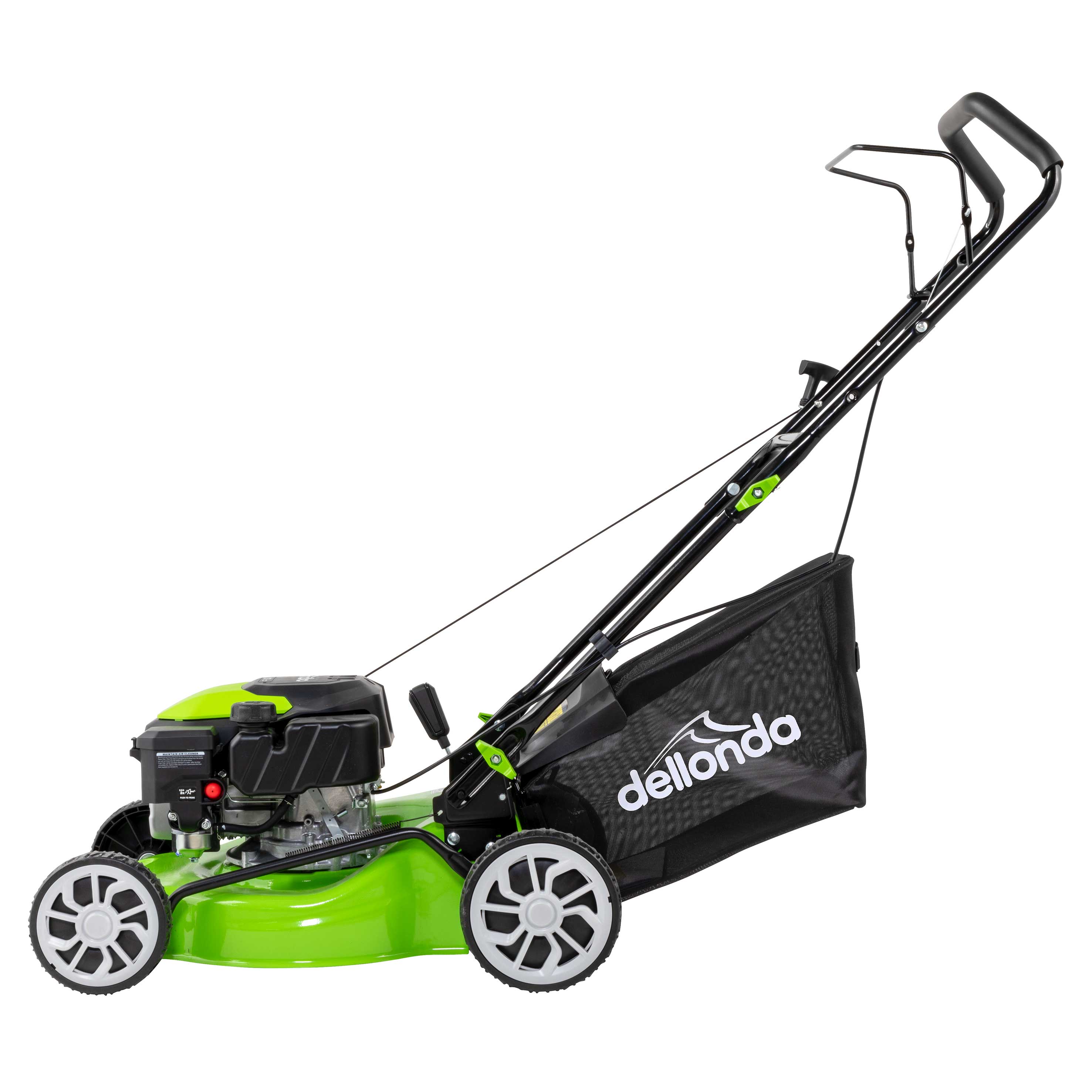 127cc 16-Inch 4-Stroke Gas Powered Push Lawn Mower - 41cm Cutting Width, Manual Start, Lightweight Design for Small to Medium Yards, Perfect for Home Garden Lawn Care and Landscaping
