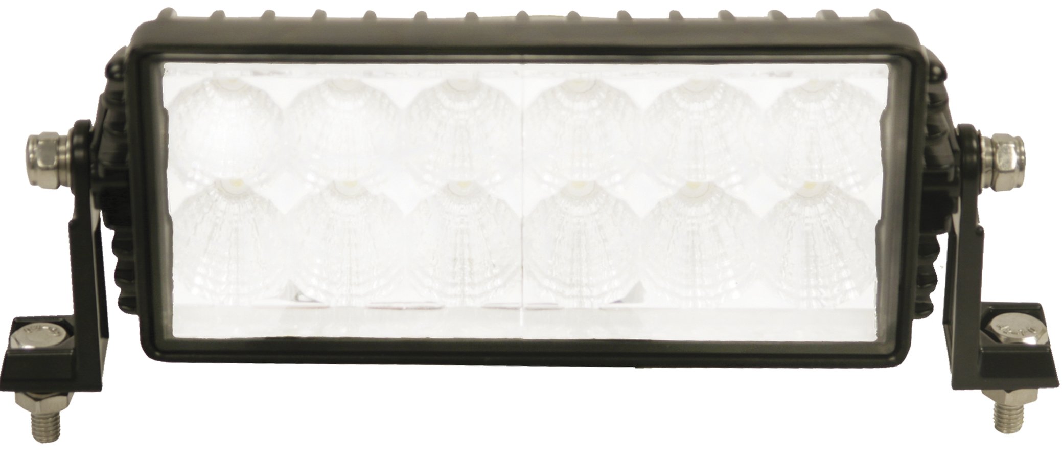 Buyers Products 1492140 8 Inch 3240 Lumen LED Clear Combination Spot-Flood Light Bar - Heavy Duty Off-Road Lighting for Trucks, ATVs, and Emergency Vehicles