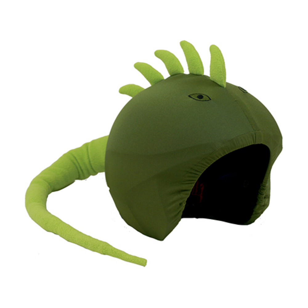 CoolCasc Iguana Animal Helmet Cover - Fun & Protective Motorcycle Helmet Decoration for Bikers & Outdoor Enthusiasts - Perfect for Motorcycle Rides, Bike Shows & Costume Parties
