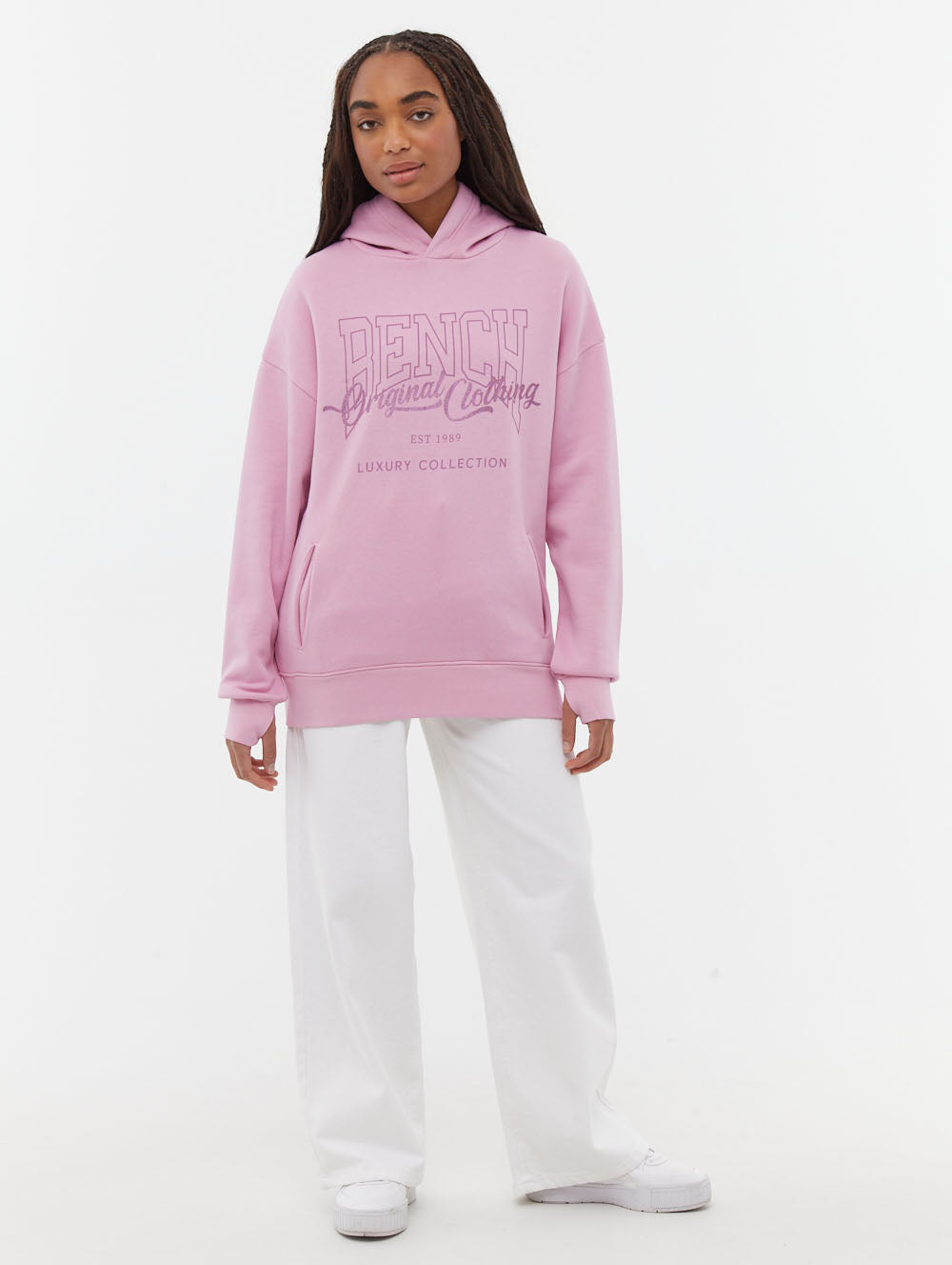 Theda Athletic Logo Oversize Hoodie for Men & Women - Comfortable Pullover Sweatshirt for Gym, Running, and Casual Wear