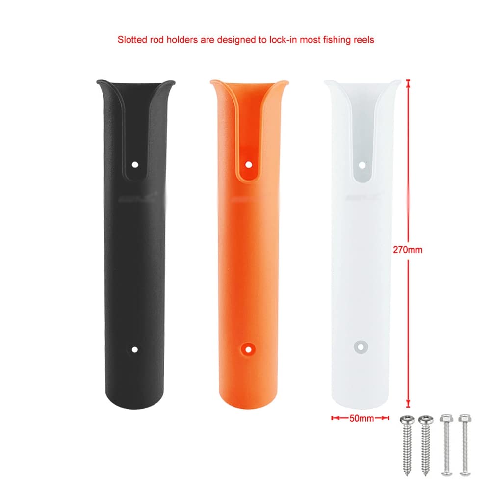 ZCargel Plastic Single Tube Fishing Rod Holder - Portable Single Hole Kayak Canoe Boat Rod Rack Bracket | Perfect for Kayak Fishing, Canoe Trips & Boat Angling