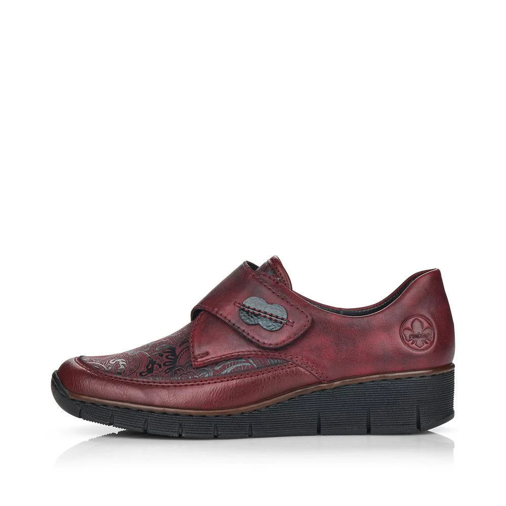 Rieker 537C0 Brown Women's Comfortable Casual Shoes for Walking, Work & Everyday Wear