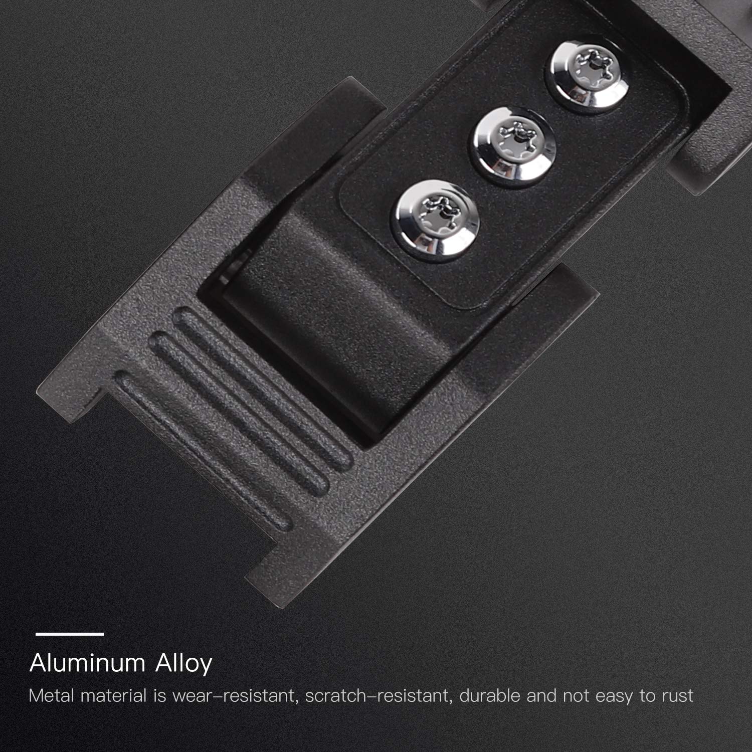 Jeep Wrangler JK JKU JL JLU & Gladiator JT Hood Latches Catch Kit - Black Exterior Accessories (2007-2023 Models) - Extra Screw Style for Enhanced Security - Perfect for Off-Roading & Daily Driving