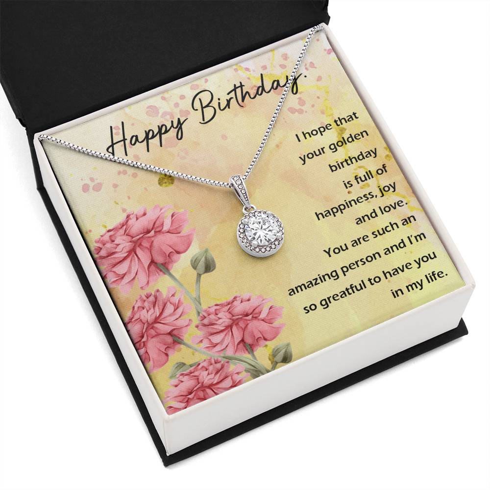 Birthday Gifts for Women - Personalized Necklace Jewelry with Message Card - Perfect Gift for Wife, Girlfriend, Best Friend - Great for Anniversaries, Valentine's Day & Special Occasions