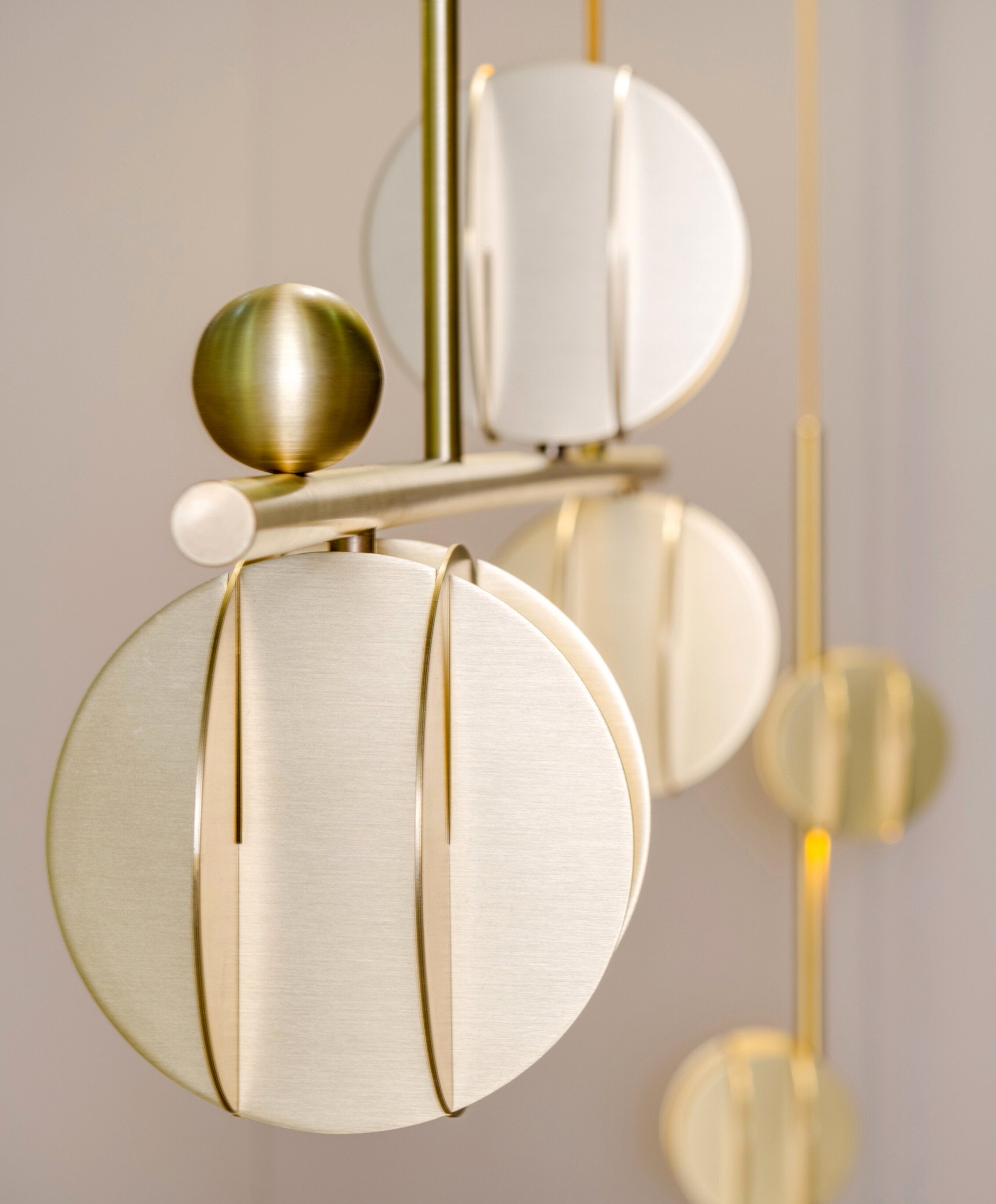 Modern Glass Pendant Lamp - Elegant Hanging Light Fixture for Kitchen Island, Dining Room, and Bedroom Decor - Energy Efficient LED Bulb Compatible