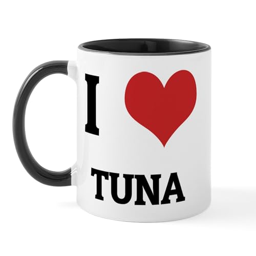 White/Black Inside - I Love Tuna Mug