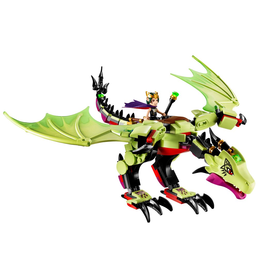 LEGO Elves The Goblin King's Evil Dragon 41183 Building Kit (339 Pieces) - Fantasy Castle Playset for Kids, Creative Construction Toy for Birthday Gifts & Imaginative Play
