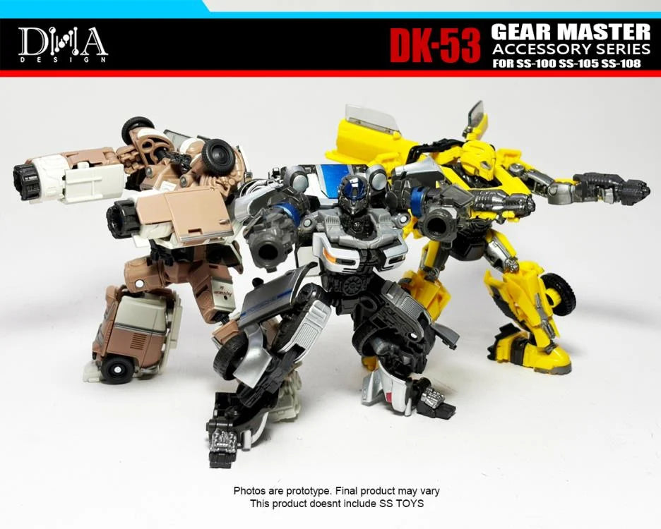 DNA Design DK 53 Upgrade Kit for Transformers Studio Series SS 108, SS 100, SS 105 – Enhance Your Collectible Figures for Display & Customization