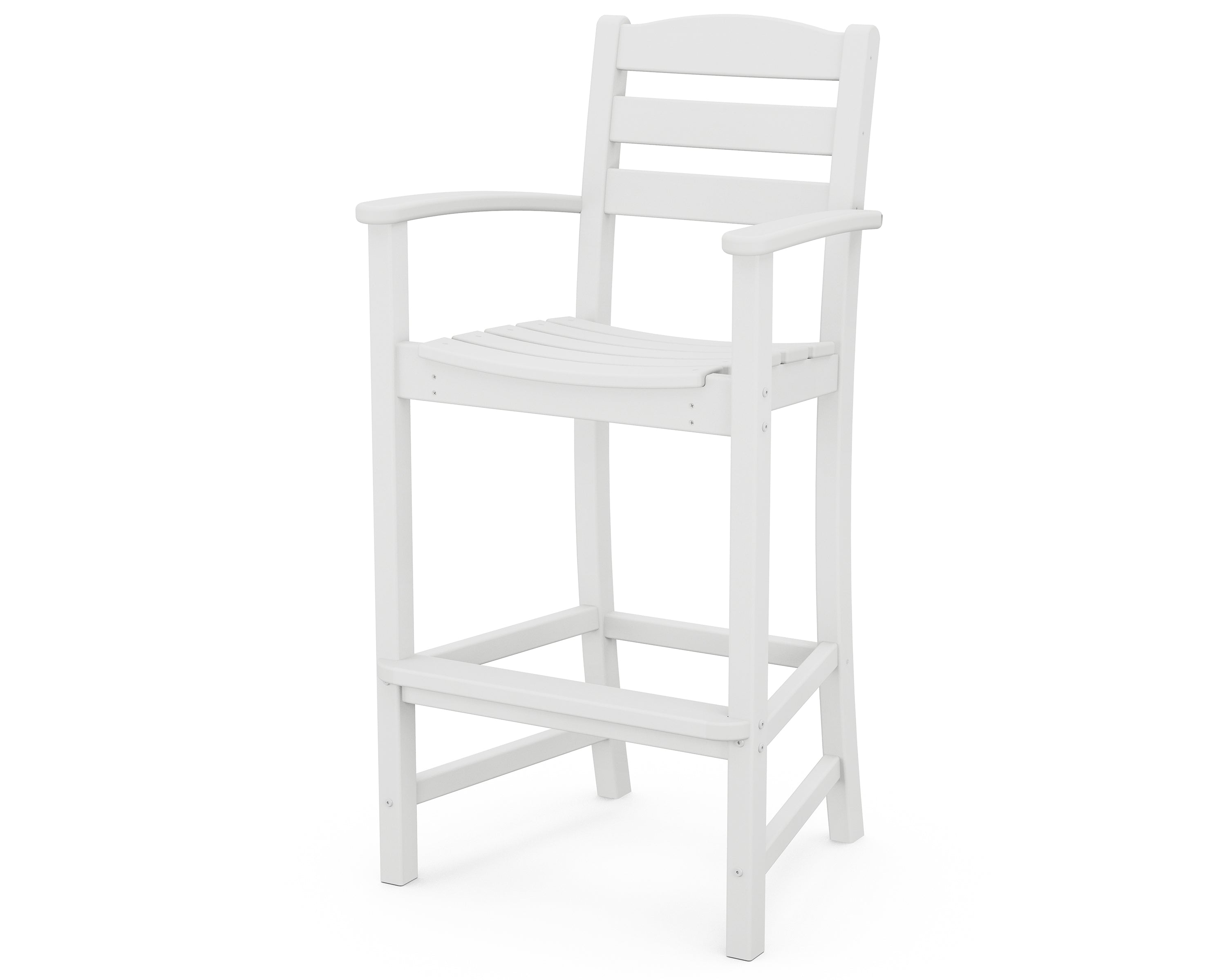 POLYWOOD La Casa Cafe Bar Arm Chair - Outdoor & Indoor Bistro Chair for Patio, Garden, Restaurant, and Home Decor