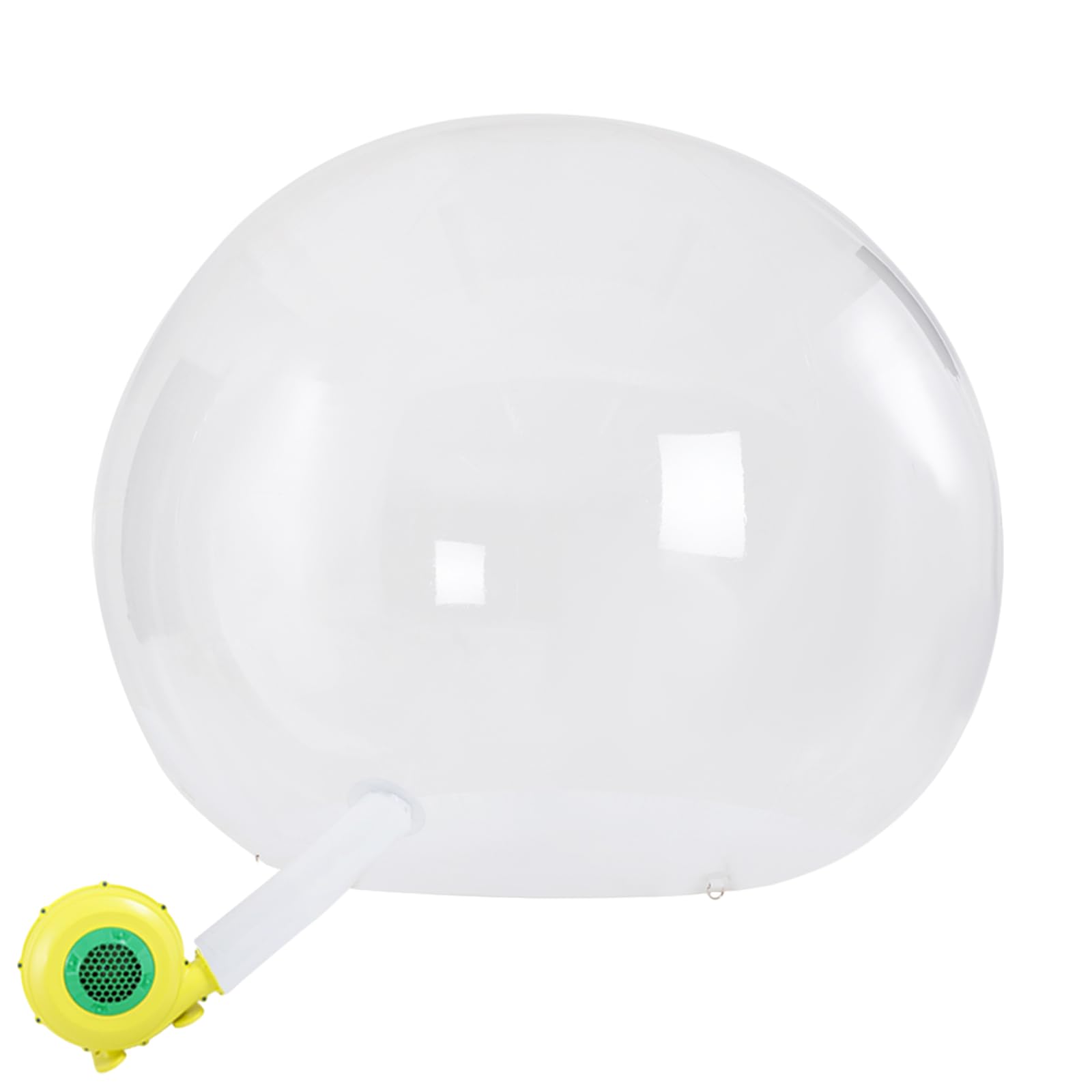 10FT Inflatable Bubble Tent - Clear Dome Camping Tent for Indoor/Outdoor Use with Quiet Air Blower - Perfect for Kids Camping, Family Parties & Stargazing (9.84x7.87x7.87ft) - Great for Backyards, Gardens, Beaches & Outdoor Events