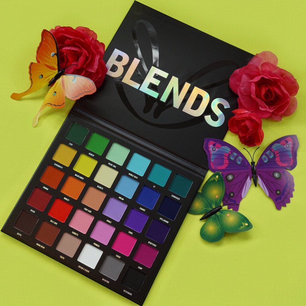 Best Blends Eyeshadow Palette - 12 Highly Pigmented Matte & Shimmer Shades for Stunning Eye Makeup | Perfect for Everyday Wear, Party & Special Occasions