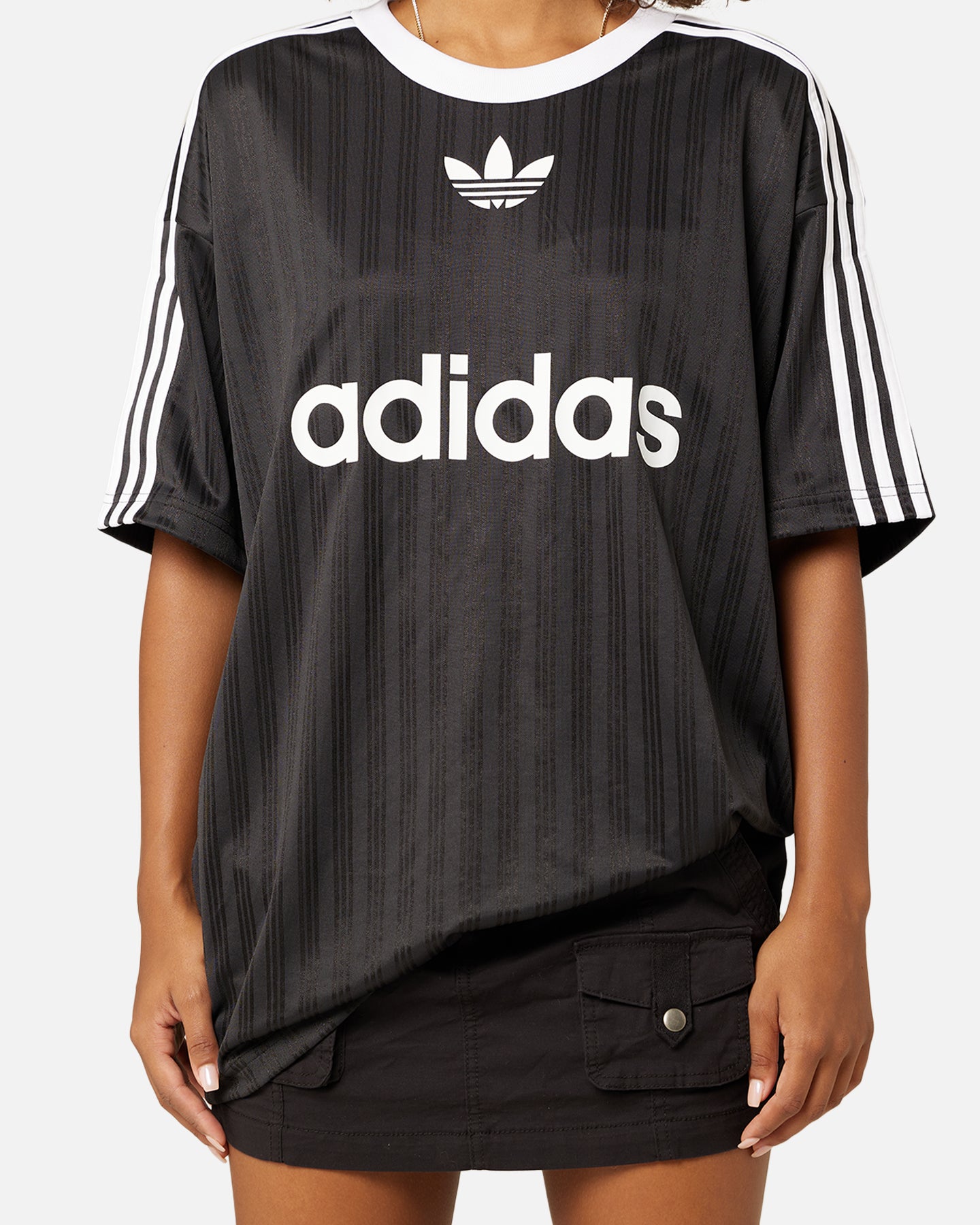 Adidas Adicolor T-Shirt for Men - Classic Black and White Cotton Tee - Perfect for Casual Wear, Gym, and Street Style