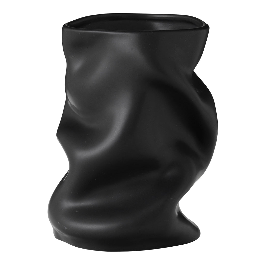 Sofia Tufvasson Collapse Vase - Modern Foldable Ceramic Vase for Home Decor, Office & Wedding Centerpieces