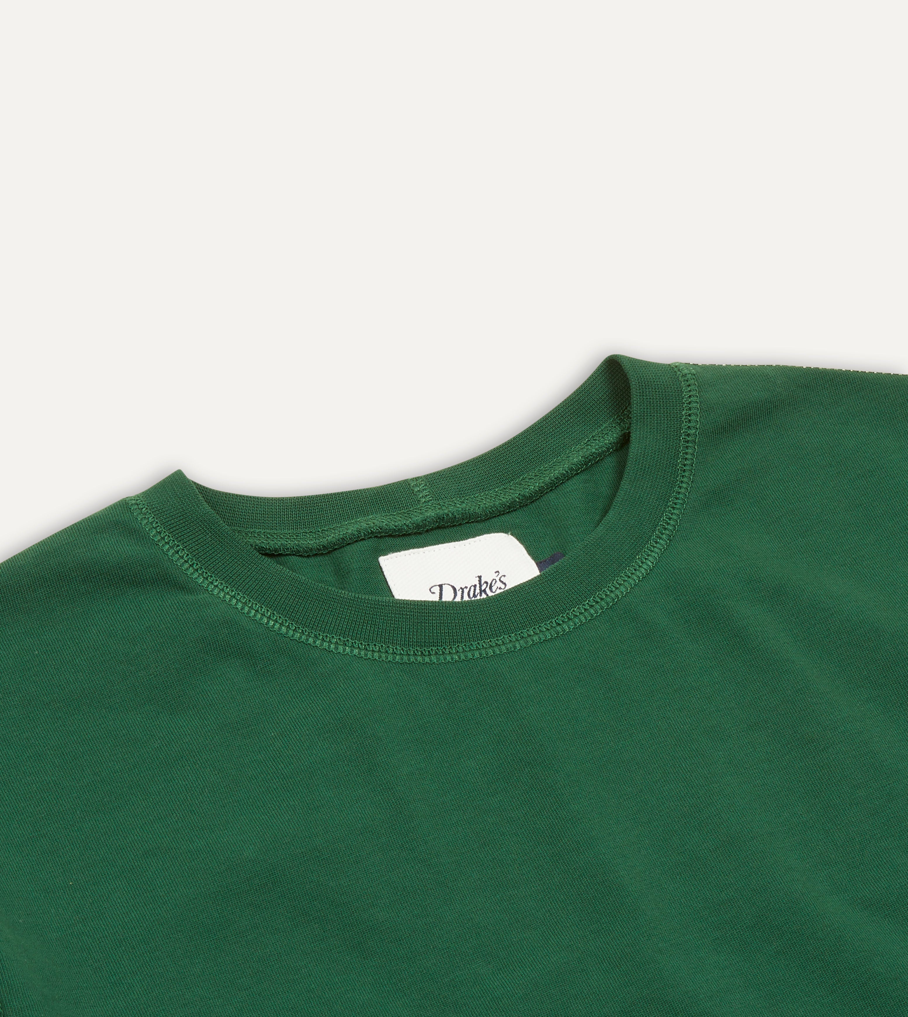 Forest Green Cotton Crew Neck Hiking T-Shirt for Men - Breathable Outdoor Adventure Shirt for Hiking, Camping & Travel