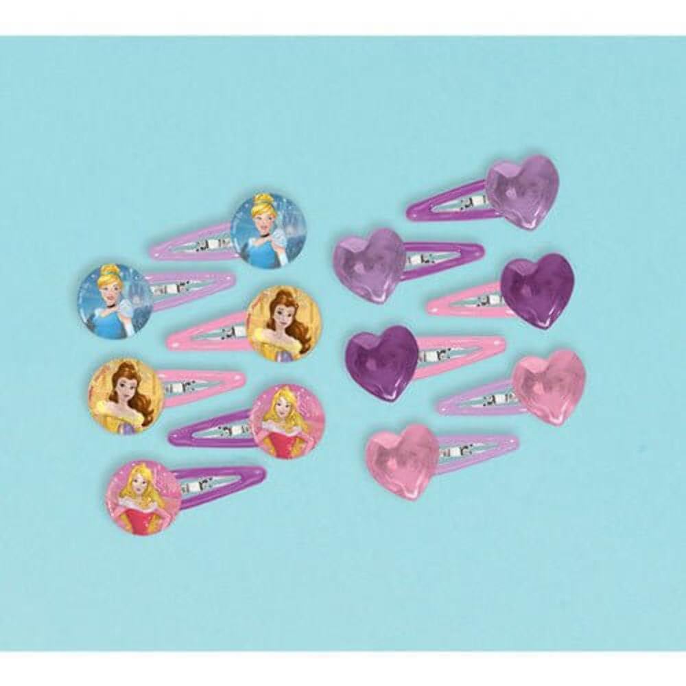 Disney Princess Dream Big Hair Clips - Cute Hair Accessories for Girls | Perfect for Birthday Parties, School Events & Disney Costumes