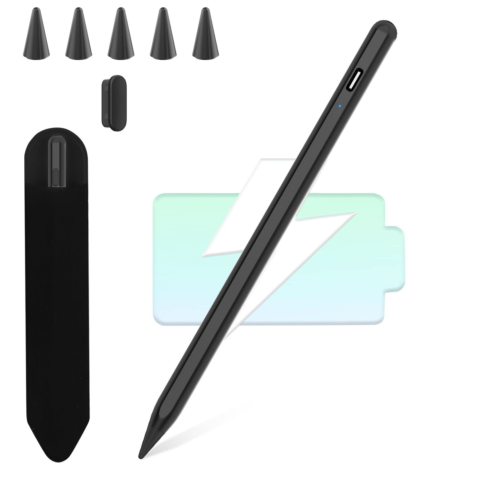 Premium Stylus Pen for iPad (9th/10th Gen, Air 5/4/3, Pro 11/12.9
