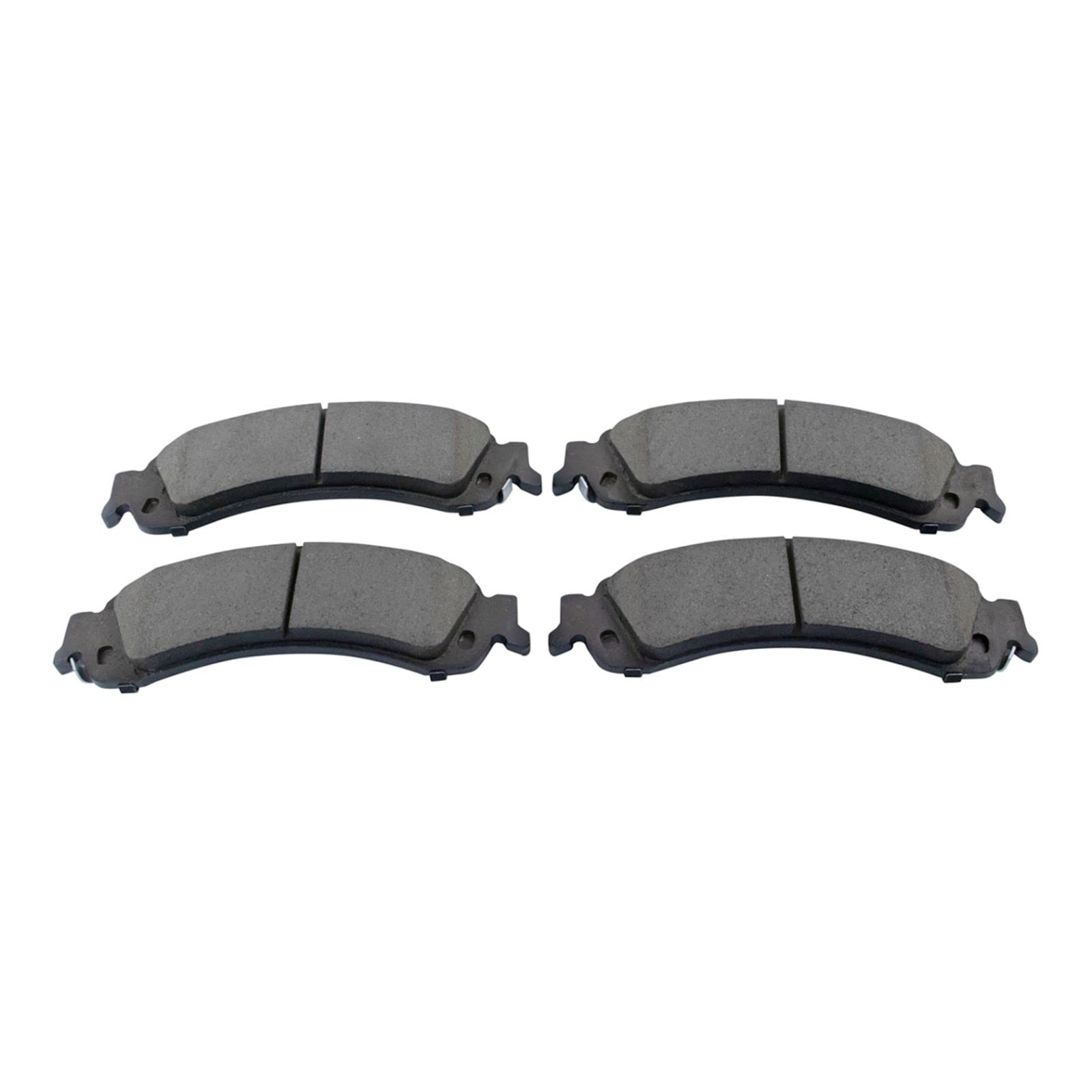 High-Quality Rear Ceramic Brake Pad & Rotor Parking Shoe Kit - Compatible with GM Vehicles | Durable Coated Backing Plates | Perfect for Daily Commuting, City Driving & Heavy-Duty Use