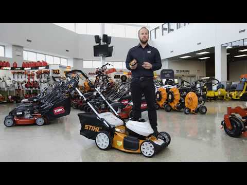 STIHL RMA 510 V Self-Propelled Battery-Powered Lawn Mower - Perfect for Residential Yards & Medium-Sized Gardens