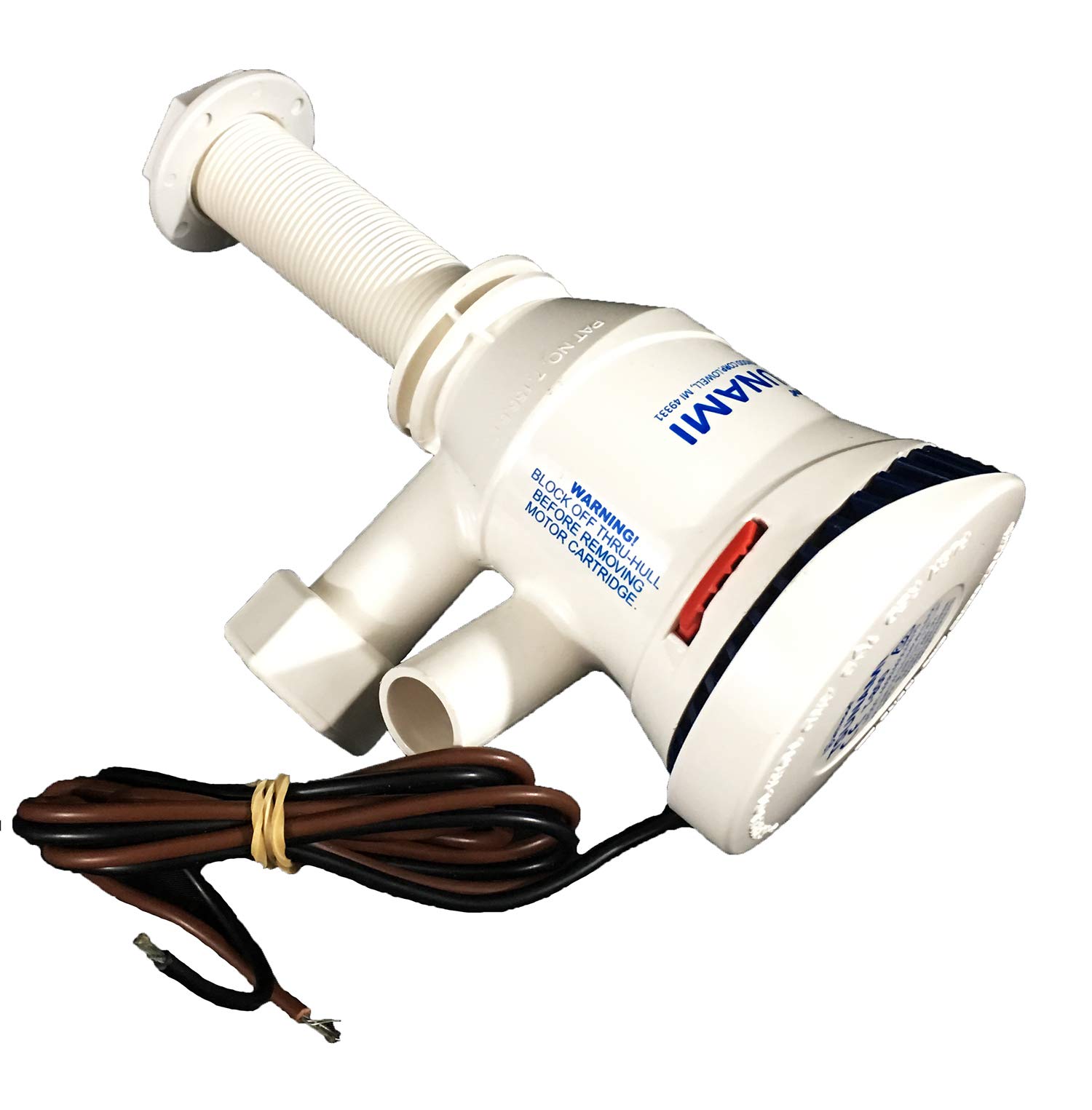 Attwood 4672-1 Tsunami Dual-Outlet Aerator Pump for Live Bait & Fish Tanks - Marine & Freshwater Aquarium Oxygenation System