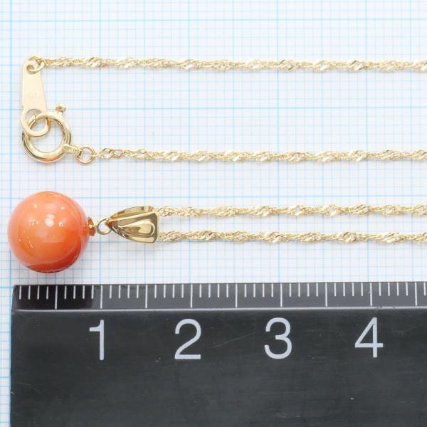 18K Yellow Gold Coral Necklace for Women - Elegant Handmade Jewelry Gift for Birthday, Anniversary & Valentine's Day | Perfect for Beach Weddings, Summer Parties & Special Occasions