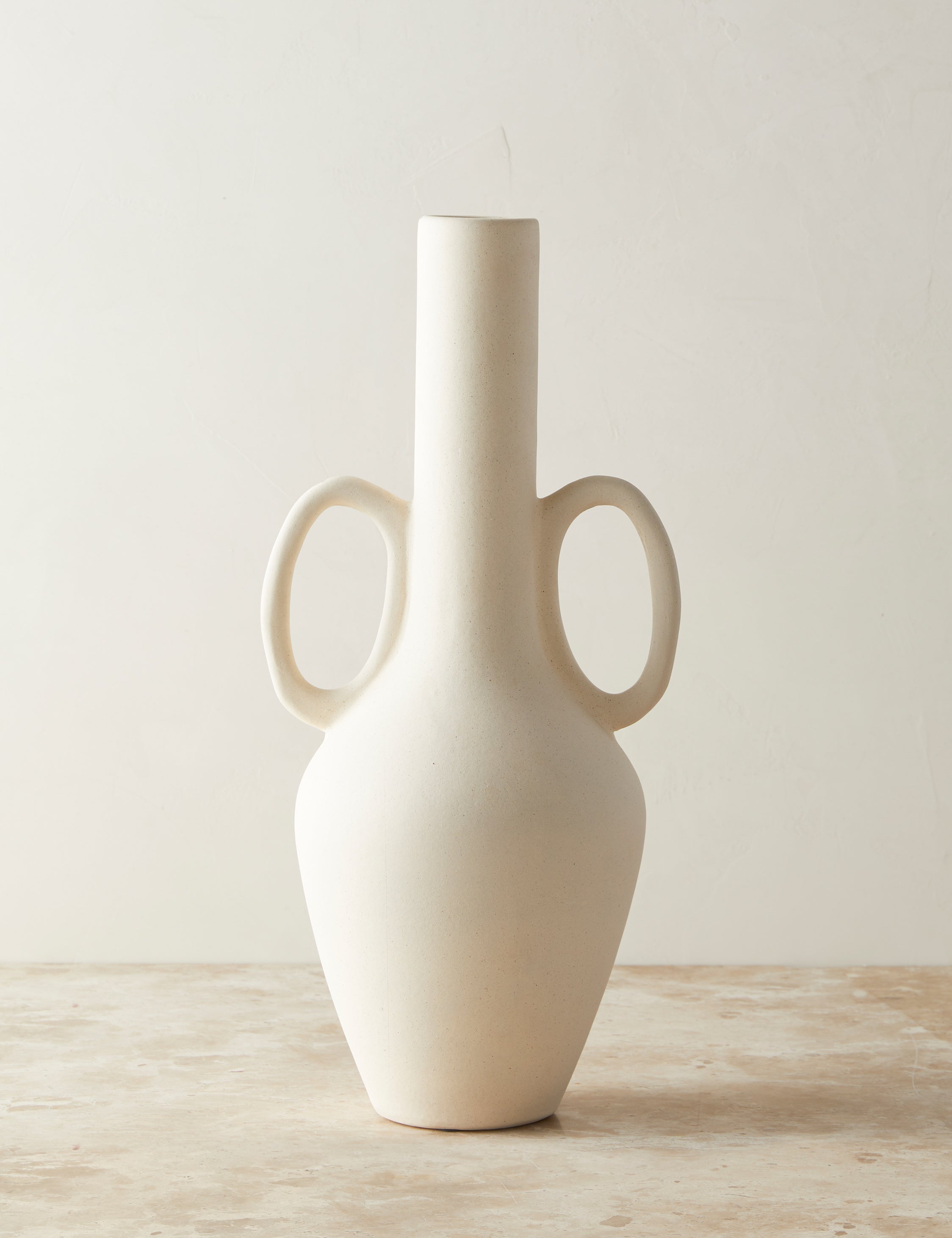 Sarah Sherman Samuel Amphora Vase - Handcrafted Ceramic Home Decor for Living Room, Bedroom & Office | Modern Minimalist Vase for Flowers, Plants & Interior Design