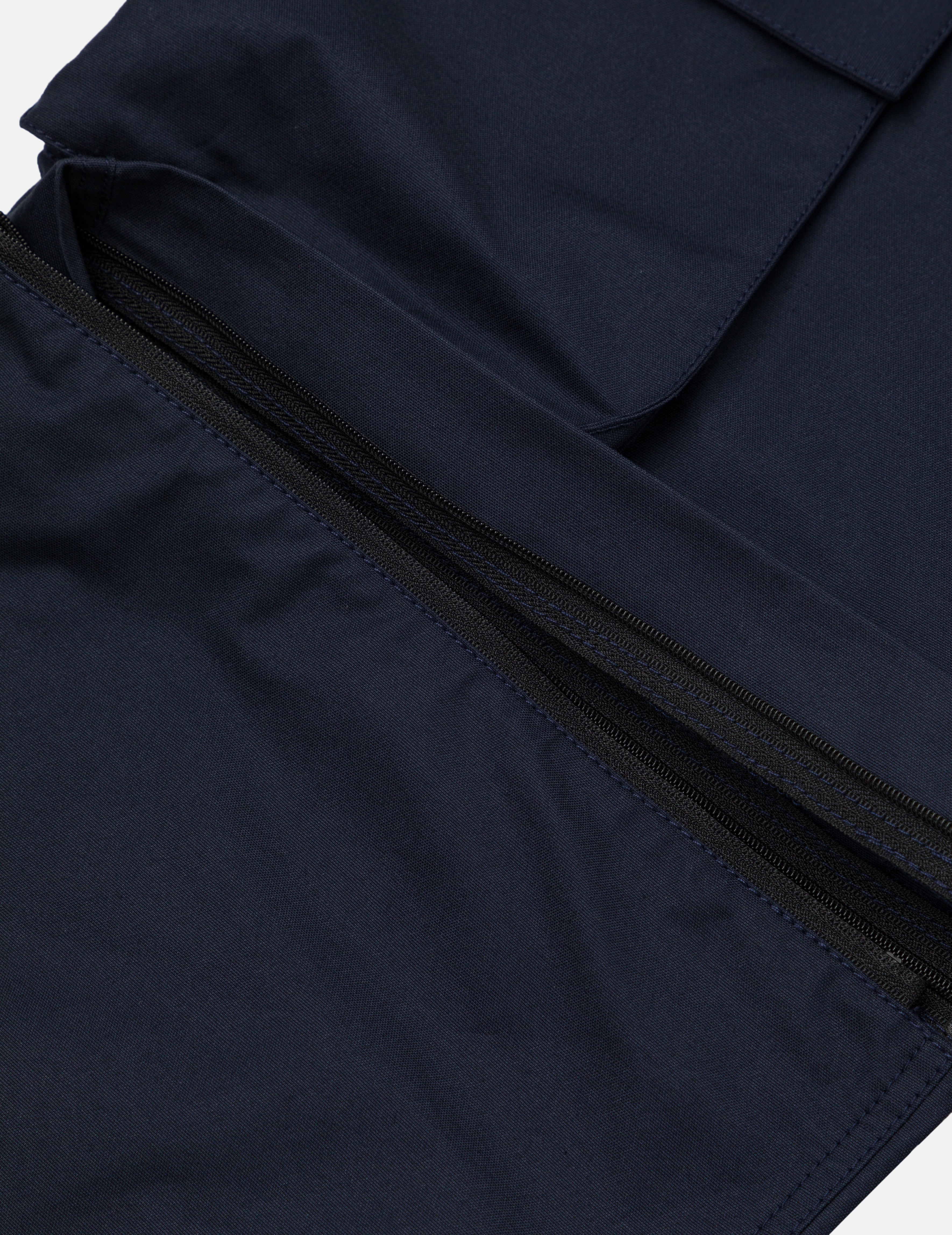Kamon & Logo Prints Detachable Leg Panel Fashion Fit Woven Cargo Jogger Pants - Stylish Streetwear for Men | Perfect for Casual Wear, Gym & Outdoor Activities
