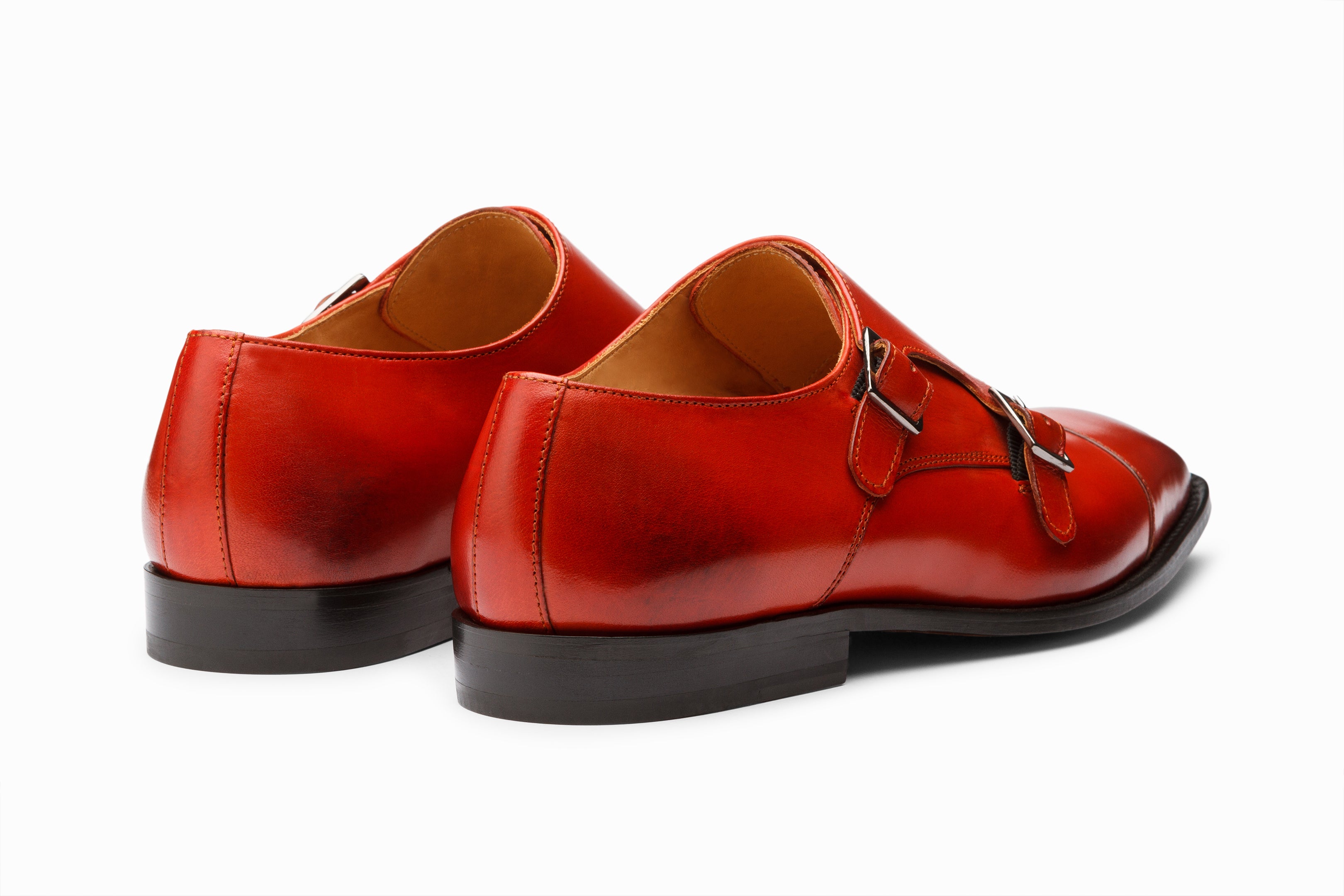Premium Double Monkstrap Dress Shoes for Men - Genuine Leather Business Formal & Casual Wear - Perfect for Office, Weddings & Special Occasions