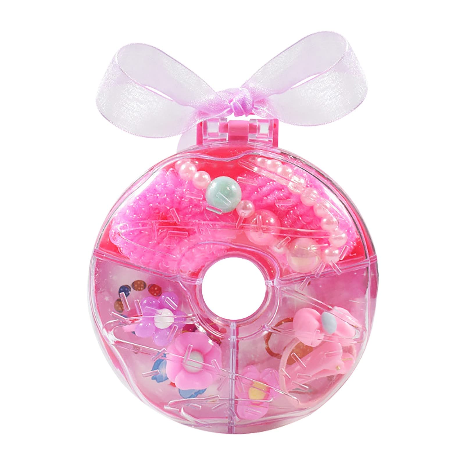 Girls Hooded Cape Play Costume with Donut Jewelry Box - Princess Dress Up Toy Set for Kids, Birthday Gift for Girls - Perfect for Pretend Play, Tea Parties & Dress-Up Fun