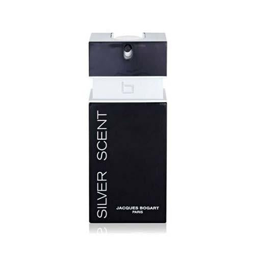 Jacques Bogart Paris Silver Scent 100ml Eau de Toilette for Men - Fresh Woody Fragrance, Long-Lasting Cologne, Perfect for Date Night & Special Occasions