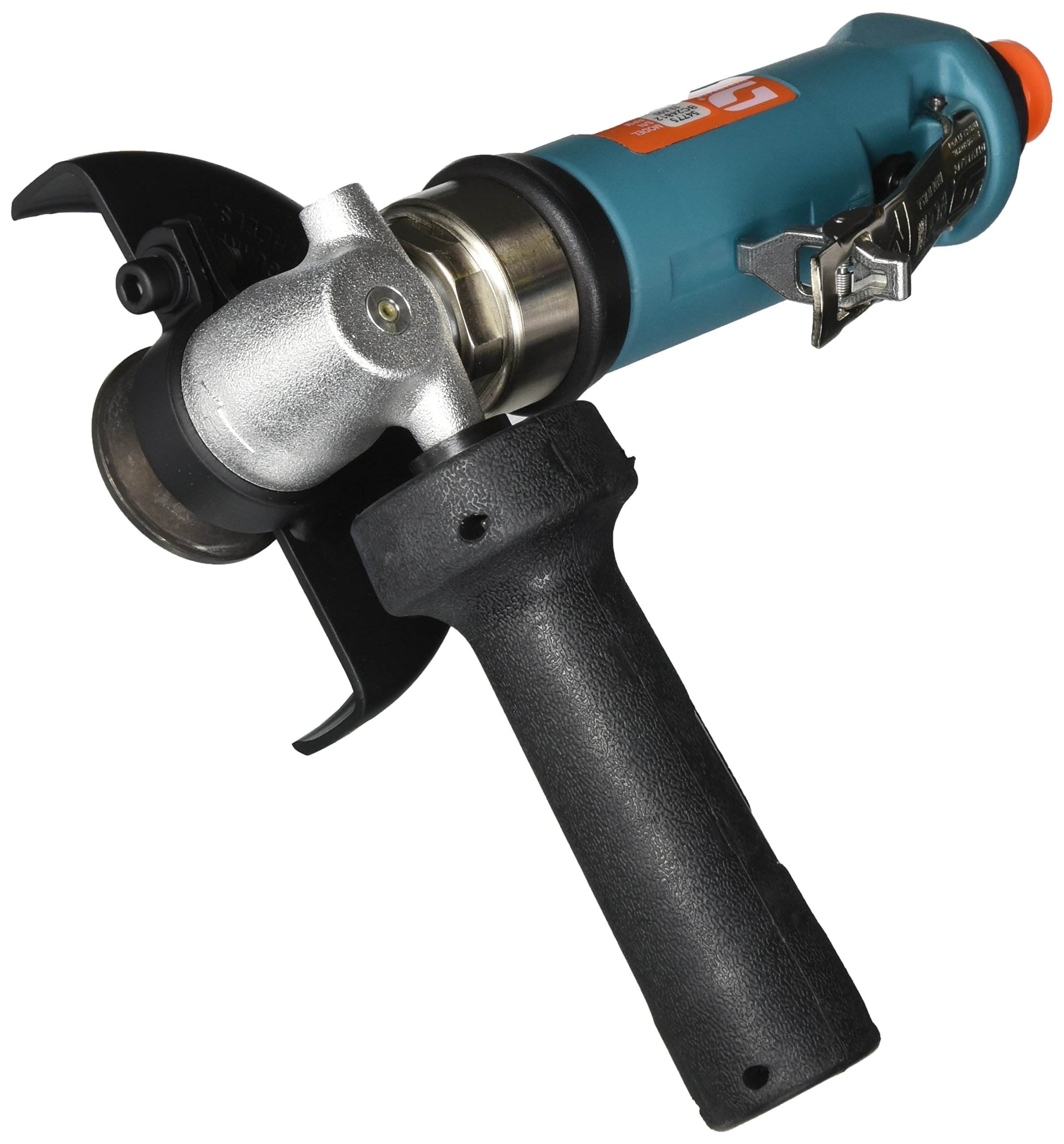 Dynabrade 54775 4-Inch Right Angle Grinder with Type 27 Depressed Center Wheel - Perfect for Metalworking, Welding & Construction Projects