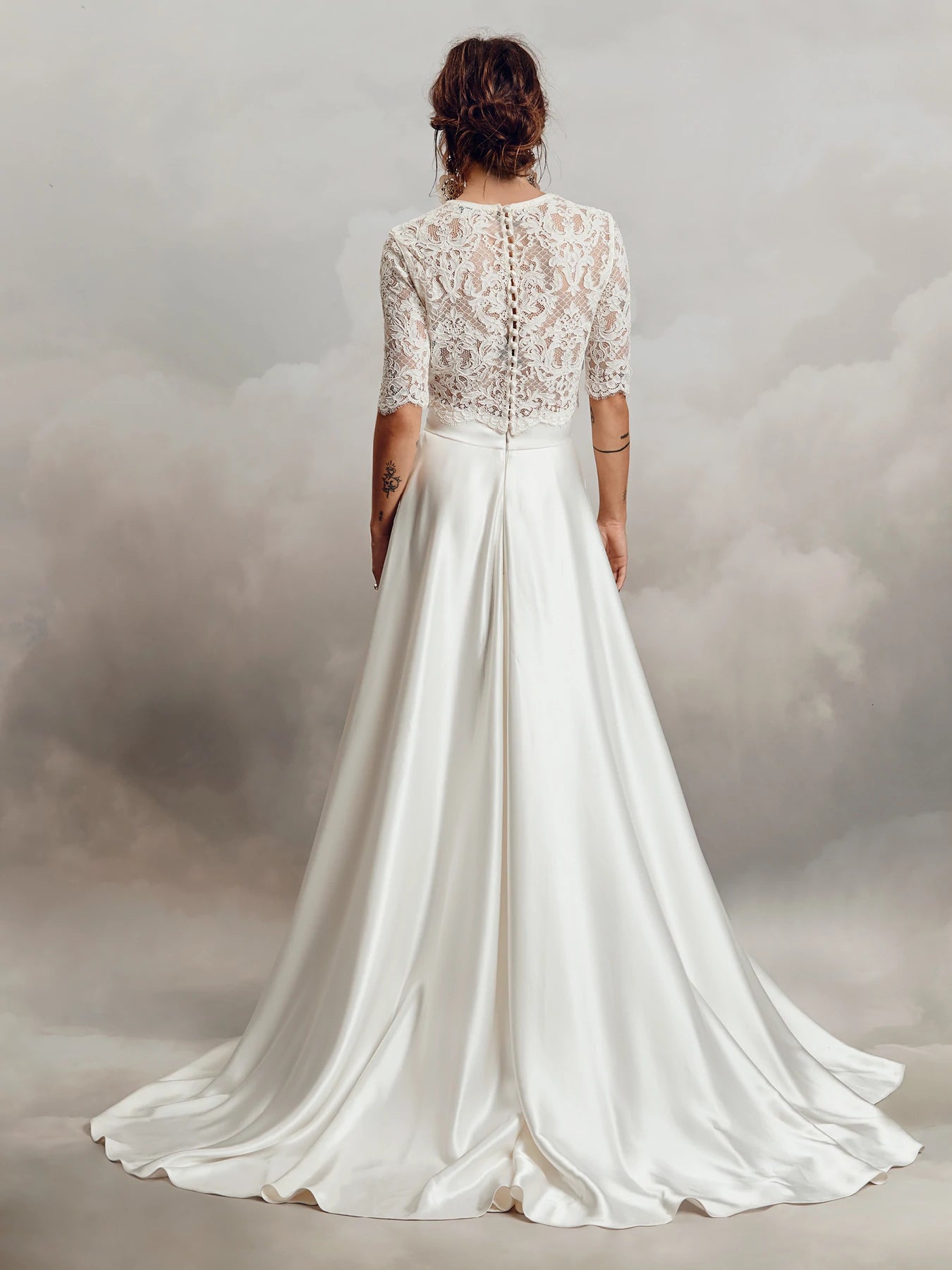 BHLDN Catherine Deane Liz Skirt - Elegant Floral Lace Midi Skirt for Women | Perfect for Weddings, Parties & Special Occasions