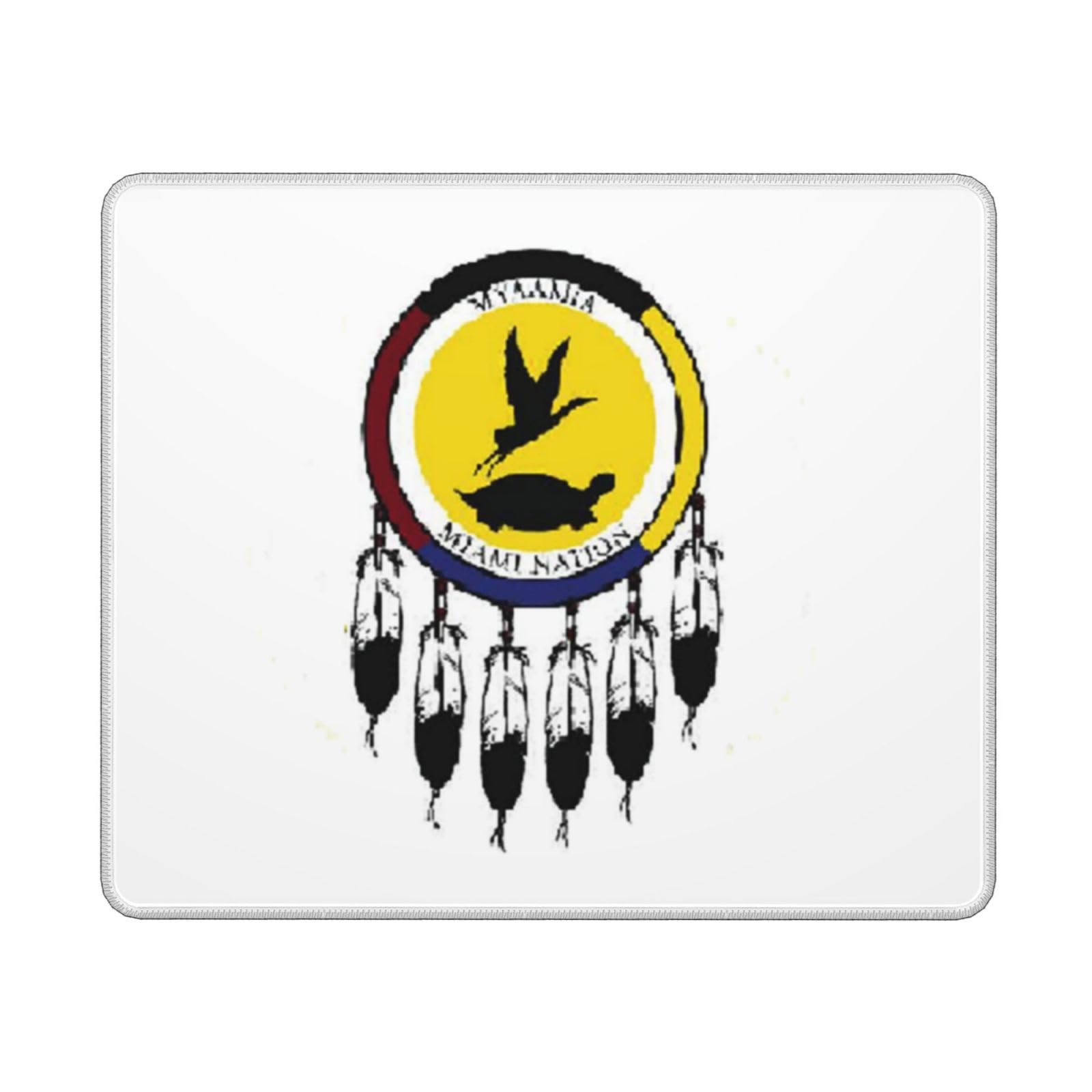 SIYTUAU Miami Nation Flag Mouse Pad - Waterproof, Non-Slip Rubber Gaming Mousepad (10x12 inches) for Office, Laptop & PC - Perfect for Work, Gaming & Home Use