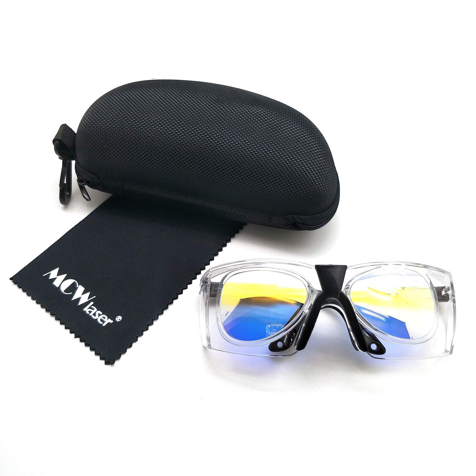CO2 Laser Safety Goggles 10600nm - Professional Eye Protection for Laser Cutting, Engraving & Welding - UV & Infrared Protection for Industrial & Hobby Use