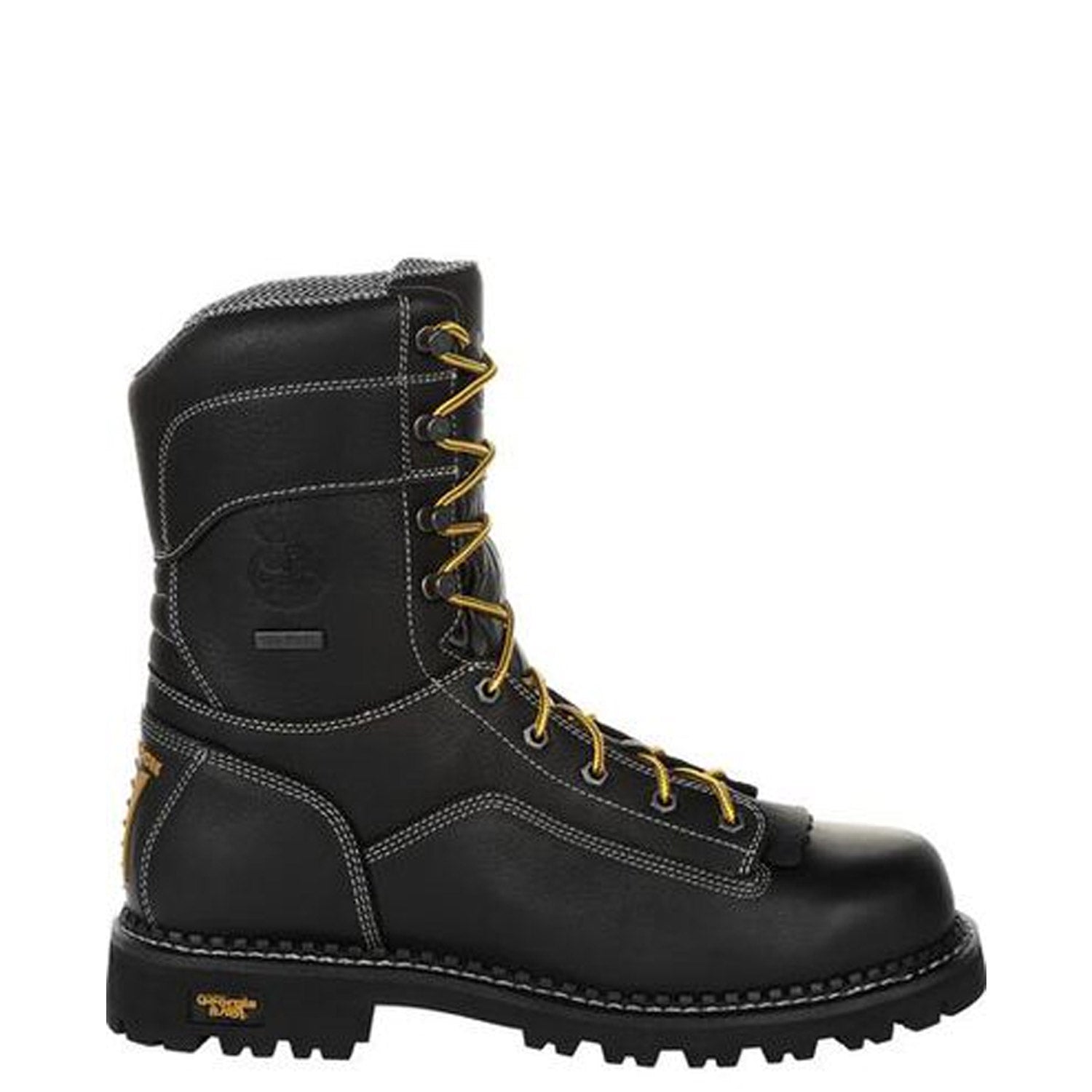 Georgia Boot Men's AMP LT 9 Waterproof EH Soft Toe Logger Work Boots - Lightweight & Comfortable for Construction, Hiking & Outdoor Work
