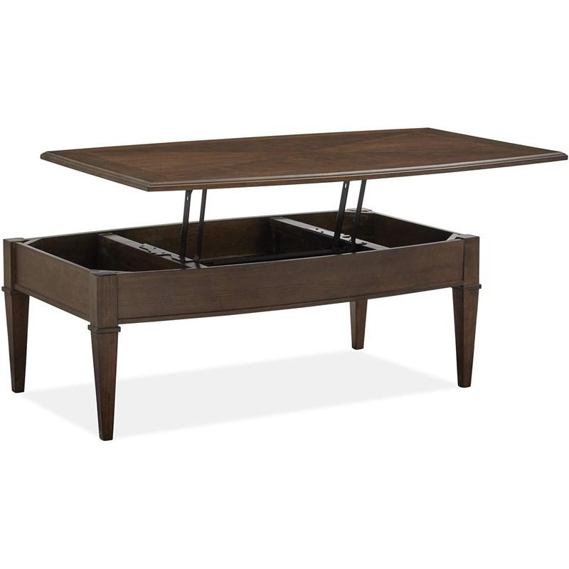 Lift Top Coffee Table with Storage - Modern Lift-Top Cocktail Table for Living Room, Bedroom, or Office - Space-Saving Floor Model Clearance Sale - Perfect for Small Spaces, Apartments, and Home Decor