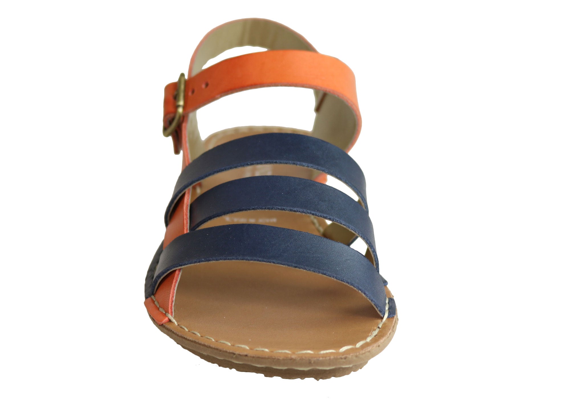 Andacco Aprili Women's Comfortable Flat Leather Sandals - Handmade in Brazil - Perfect for Beach, Vacation & Summer Outfits