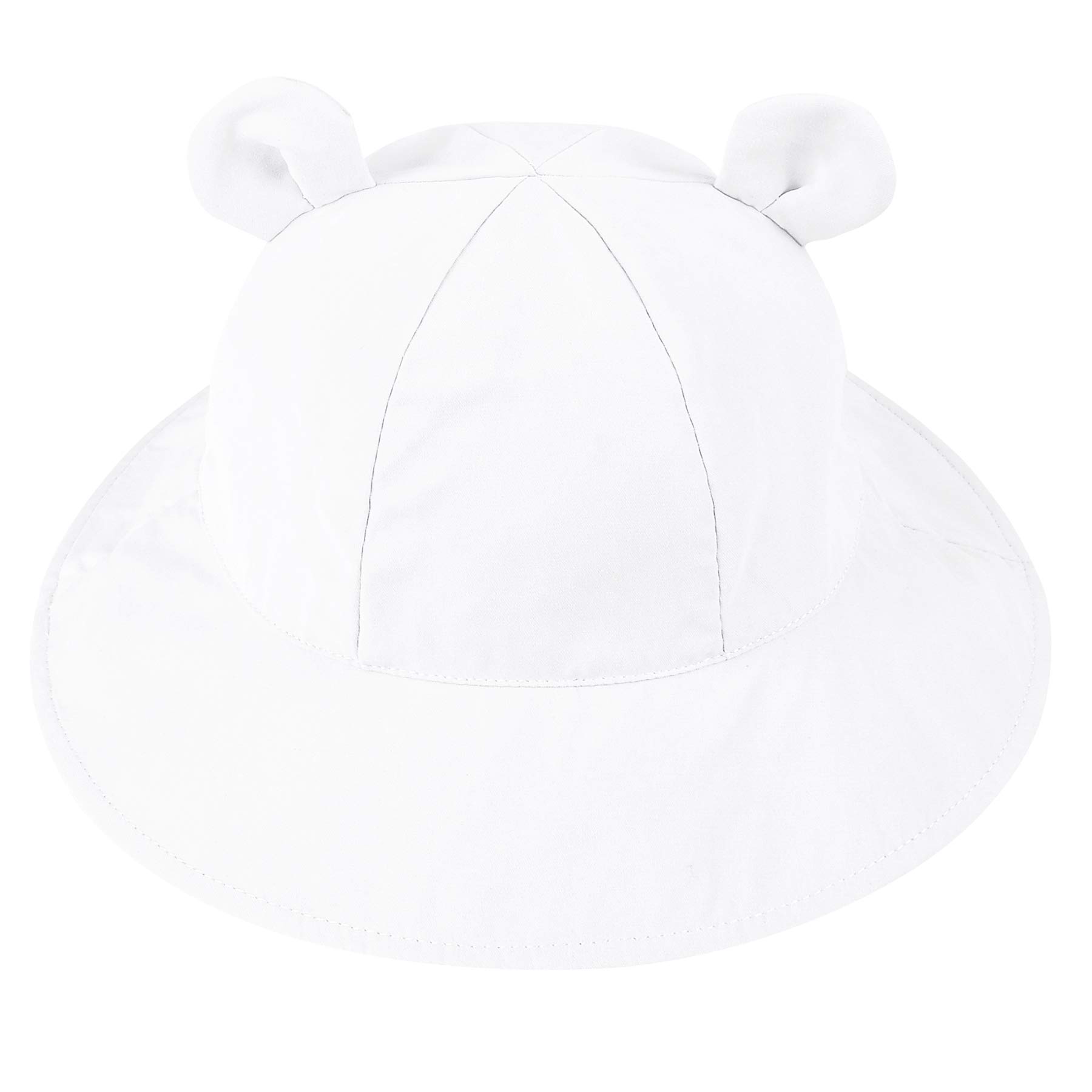 Zando Baby Toddler Sun Bucket Hat - UPF 50+ Wide Brim Beach Hat for Infants & Girls - UV Protection Summer Sun Hat for Outdoor Play, Beach, Park & Pool