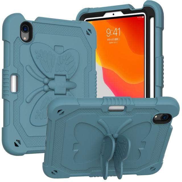iPad Mini 6 Case with Stand - Shockproof Silicone Protective Cover for Kids | Perfect for School, Travel & Playtime