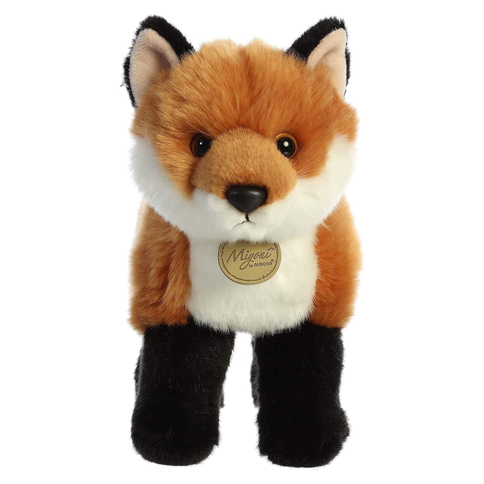 10 Inch Aurora Miyoni Fox Plush Toy - Soft & Cuddly Stuffed Animal for Kids, Gift for Animal Lovers, Perfect for Nursery Decor & Cute Bedroom Accessories