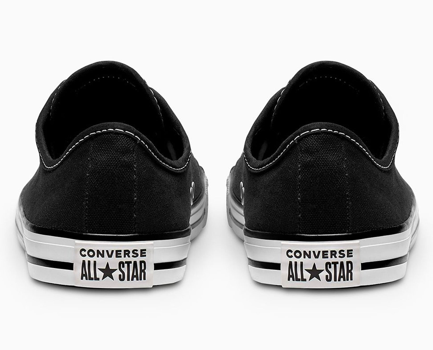 Converse Women's Chuck Taylor All Star Dainty Ox Sneakers - Black Canvas Low Top Shoes for Casual Wear & Everyday Fashion
