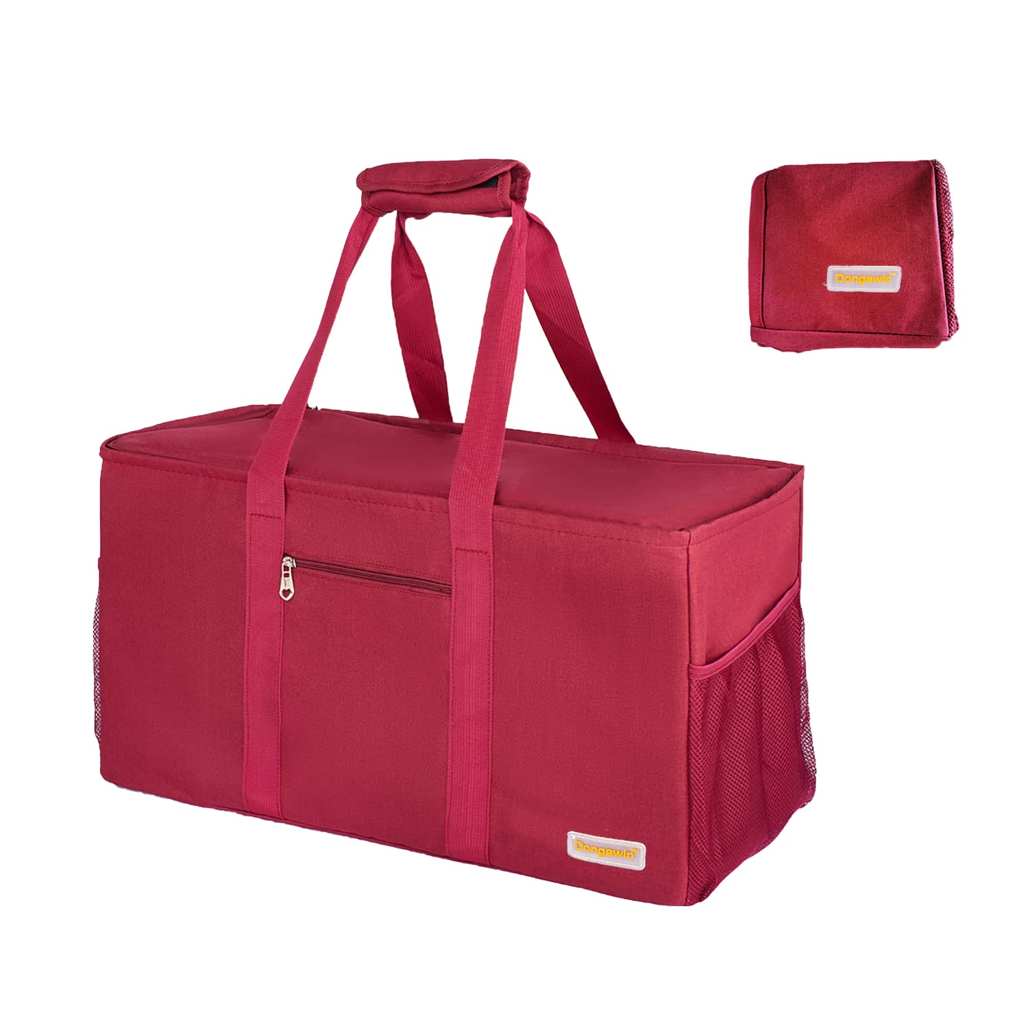 Dongawin Large Waterproof Utility Tote Bag - Foldable Reusable Storage for Beach, Shopping, Picnic & Travel | Durable Carryall for Women & Men