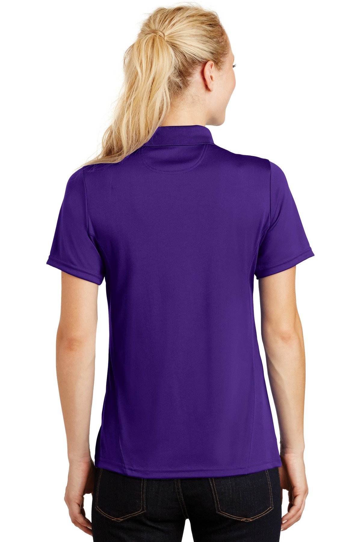 Men's Raglan Accent Polo Shirt - L475 Purple, Size S - Casual & Athletic Wear for Golf, Tennis & Everyday Comfort