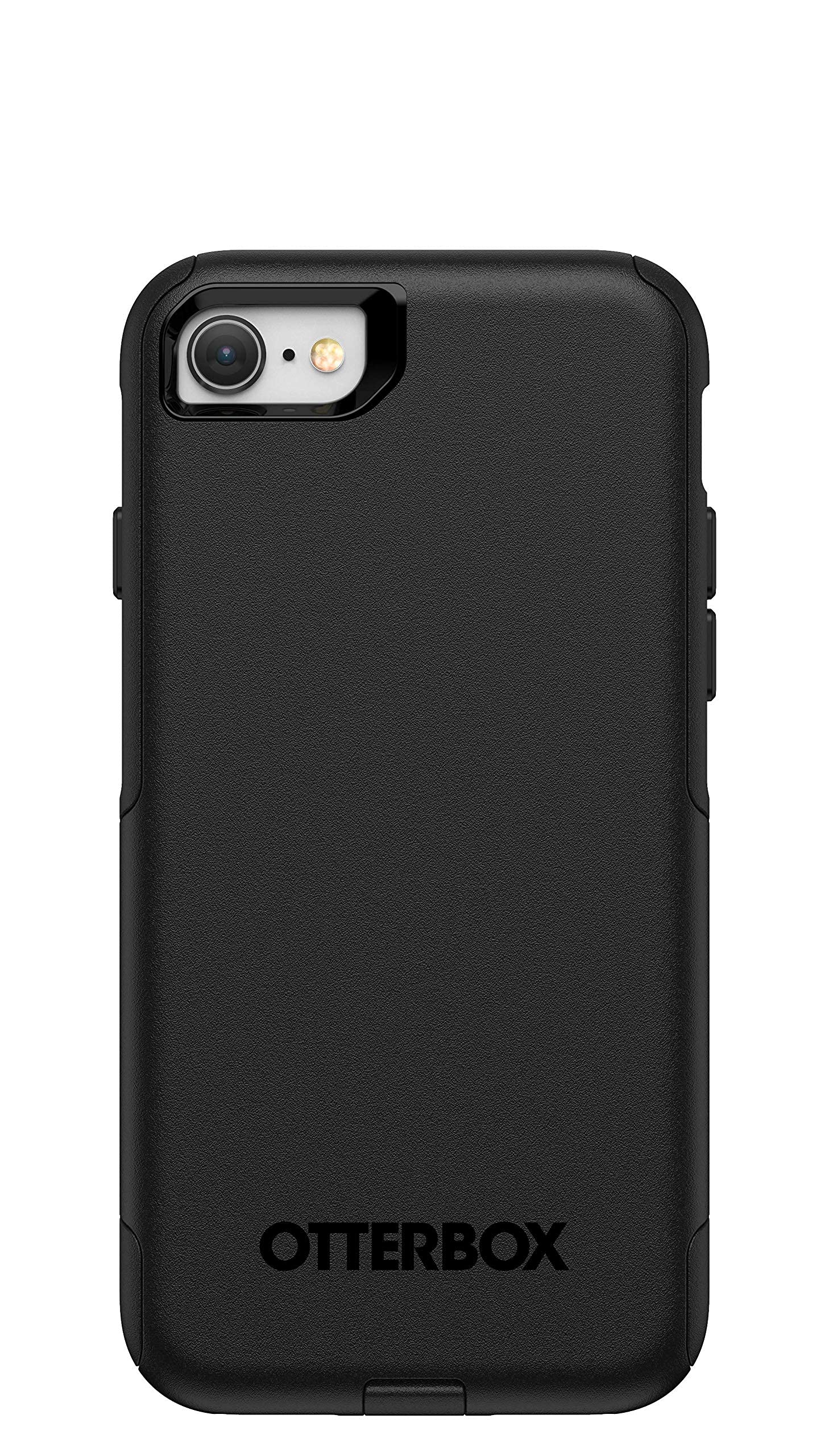 OtterBox Commuter Smooth Protective Case for iPhone SE (2020) / iPhone 8 / iPhone 7 - Slim Shockproof Cover with Non-Retail Packaging (Black) - Perfect for Everyday Use, Work & Outdoor Activities
