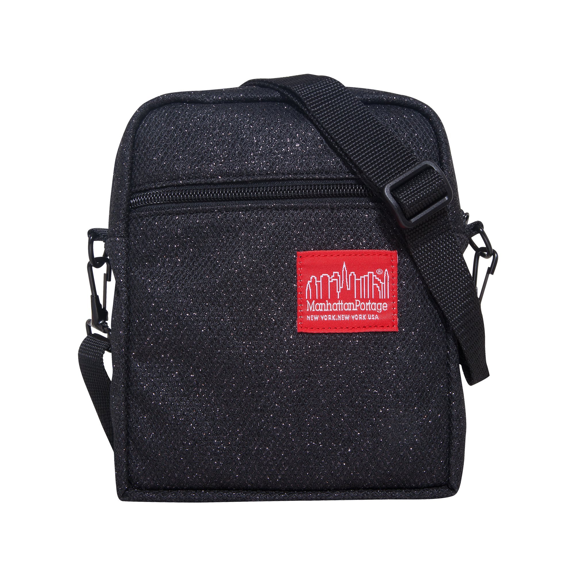 Manhattan Portage City Lights Midnight Black Crossbody Bag - Stylish & Durable for Urban Commute, Travel & Everyday Use