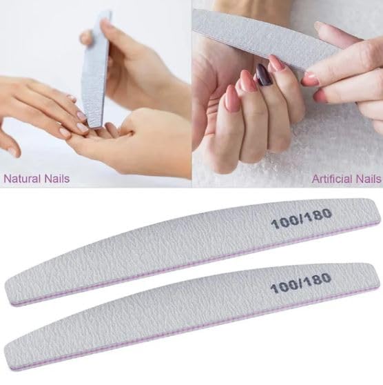 2 Pcs Professional Nail Buffers & Files Kit - Manicure Pedicure Tools for Smooth & Shiny Nails, Nail Shaping & Polishing Blocks - Perfect for Home Nail Care, Salon Use & DIY Beauty Routines