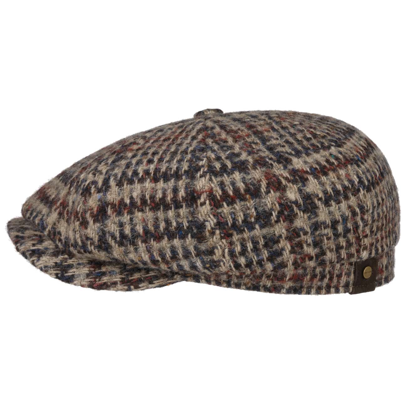 Stetson Hatteras Hoback Virgin Wool Newsboy Cap - Classic Wool Flat Cap for Men, Winter & Fall Fashion, Outdoor & Casual Wear