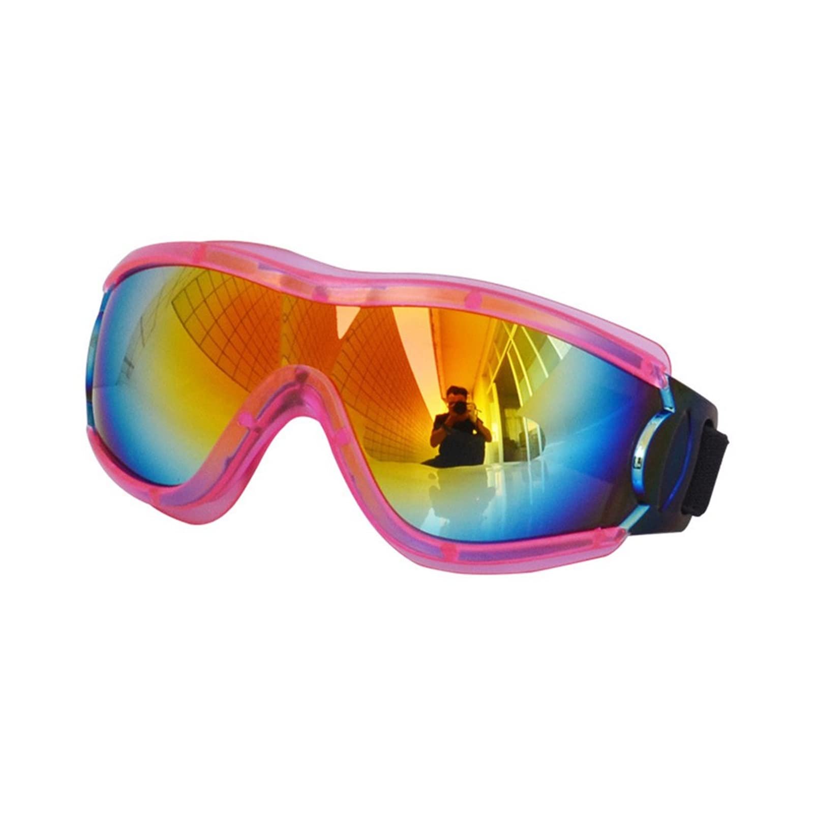 **Kids Magnetic Ski Goggles - Anti-Fog Winter Snow Goggles with Free Mask for Skiing & Snowboarding - Double Layer Lens for Outdoor Sports (Color: 4) - Perfect for Snowy Adventures & Winter Sports**