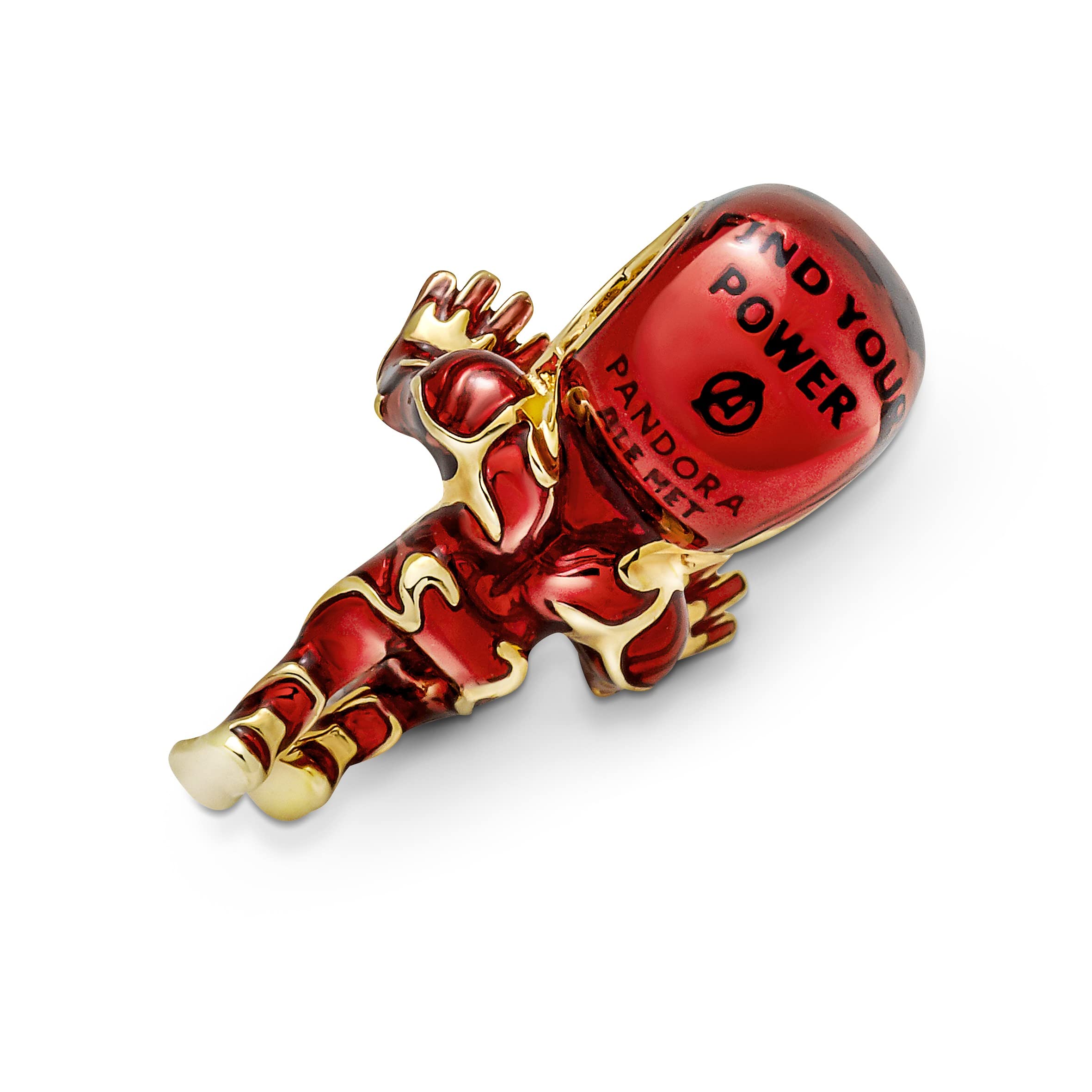 Pandora Marvel The Avengers Iron Man Charm - Red One Size | Collectible Jewelry for Superhero Fans & Gift Ideas