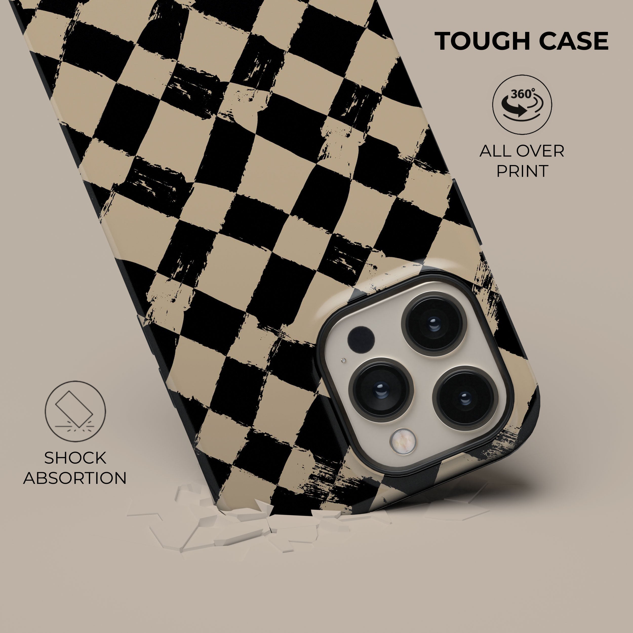 Premium Chess Cross Board Phone Case - Durable Protective Cover for iPhone & Samsung - Perfect for Chess Lovers & Strategy Game Enthusiasts - Great Gift for Tournaments, Casual Play & Chess Club Events